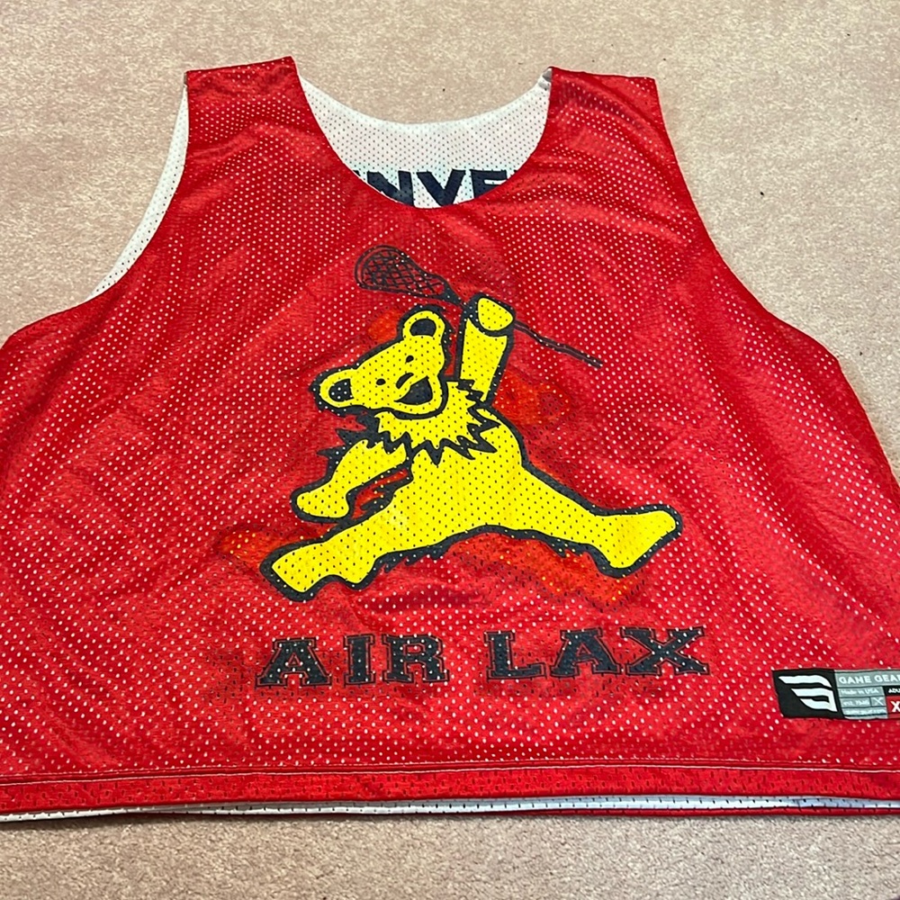 Game Gear Grateful Dead Dancing Bear Air Lax Denver Lacrosse Jersey Adult XL